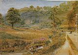 Albert Goodwin Famous Paintings - Matlock